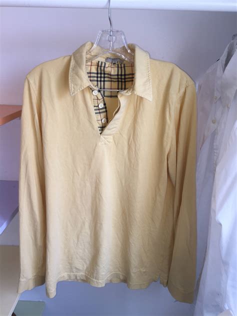 replica burberry long sleeve polo|vintage burberry long sleeve polo.